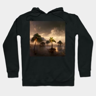 Tropical island #3 Hoodie